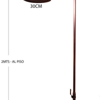 Ducha expuesta Tipo piscina cobre antiguo - Ducha 30cm
