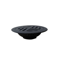 Rejilla piso Diametro  10cm negra