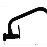 Griferia Pared Negro (Agua fria)