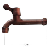 Llave pared Vintage Cobre Antiguo