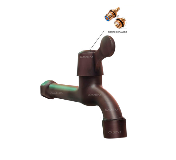 Llave pared Vintage Cobre Antiguo