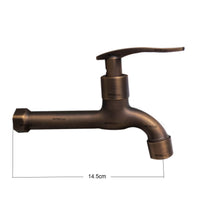 Llave Pared Vintage Bronce Antiguo (Agua fria)