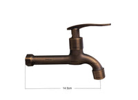 Llave Pared Vintage Bronce Antiguo (Agua fria)