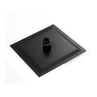 Ducha Cuadrado Slim negro 20x20cm
