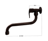 Griferia Vintage Pared Cobre Antiguo Oscuro