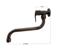 Griferia Pared Vintage Bronce Antiguo
