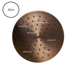 Set Mezclador + Ducha 20cm  Bronce antiguo