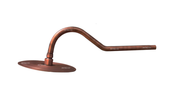 Registro ducha Vintage Cobre Antiguo + Ducha 25Cm