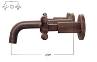 Mezclador Vintage  Lavamanos Pared Cobre Antiguo