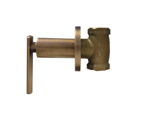 Registro Bronce Antiguo + Ducha 25cm
