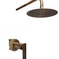 Registro Bronce Antiguo + Ducha 20cm