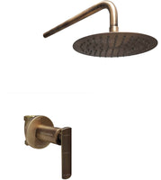 Registro Bronce Antiguo + Ducha 20cm