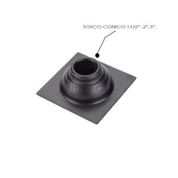 Rejilla piso Cuadrada 10x10cm negra