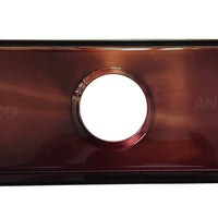 Rejilla Piso  Cobre Antiguo Brillante  Rectangular 30cm