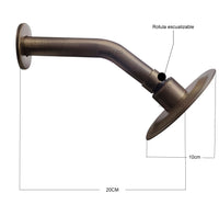 Registro  Bronce Antiguo + Ducha 10cm