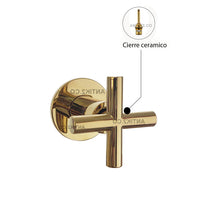 Registro Ducha Dorado