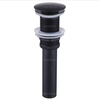 Lavamanos Negro Acero inoxidable 32cm + Desagüe de Push