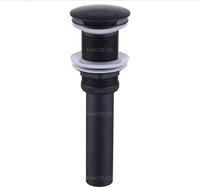 Lavamanos Negro Acero inoxidable 32cm + Desagüe de Push