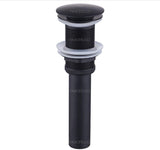 Lavamanos Negro Acero inoxidable 32cm + Desagüe de Push