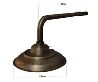 Mezclador  Ducha  Vintage  Bronce Antiguo ++ Ducha 20cm