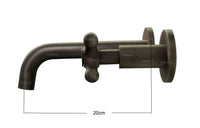 Griferia Vintage Pared Bronce Antiguo