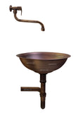 Kit lavamanos Bronce Antiguo 38cm