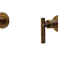 Set Mezclador + Ducha 20cm  Bronce antiguo