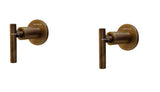 Set Mezclador + Ducha 20cm  Bronce antiguo