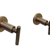 Set Mezclador + Ducha 25cm  Bronce antiguo