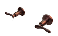 Mezclador ducha vintage 8" Palanca  Bronce Antiguo