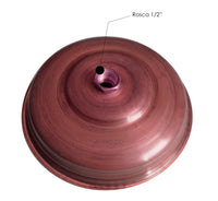 Ducha cobre Crudo 18cm