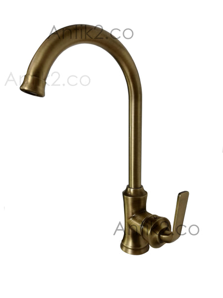 Grifería Alta Vintage Bronce Antiguo
