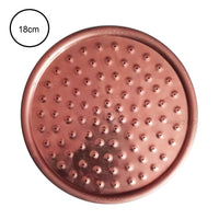 Ducha cobre Crudo 18cm