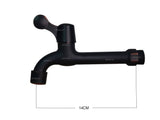 Llave terminal Pared Negro Antiguo (Agua fria)