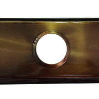 Rejilla piso Rectangular Bronce Antiguo Brillante 80cm