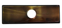 Rejilla piso Rectangular Bronce Antiguo Brillante 60cm