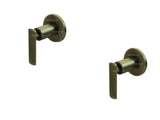 Mezclador ducha vintage 8" Palanca  Bronce Antiguo