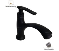Griferia Lavamanos  Negro (Agua Fria)