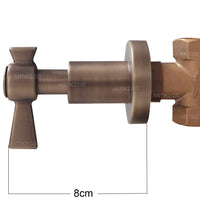 Registro ducha Bronce Antiguo Palanca