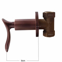 Set Registro y ducha 20cm Cobre antiguo
