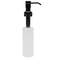 Dispensador de Jabon Mesa Negro Mate