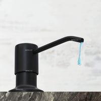 Dispensador de Jabon Mesa Negro Mate