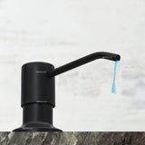 Dispensador de Jabon Mesa Negro Mate