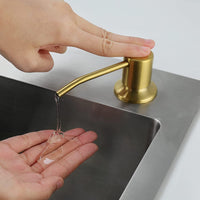 Dispensador de Jabon Mesa Oro Mate