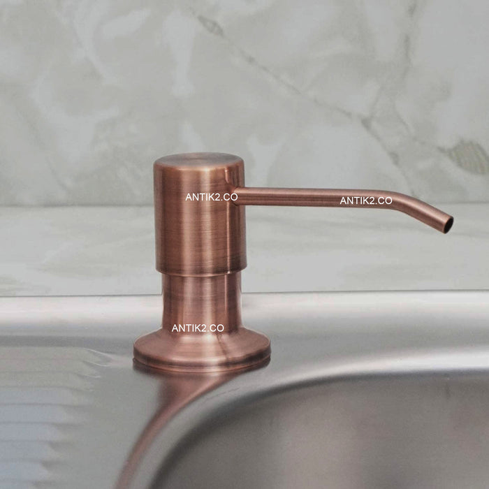 Dispensador de Jabon Mesa Cobre Antiguo