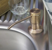Dispensador de Jabon Mesa Bronce Antiguo