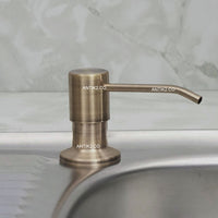Dispensador de Jabon Mesa Bronce Antiguo