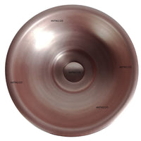 Lavamanos 40cm + Desague y sifon  Cobre natural
