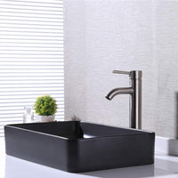 Lavamanos negro rectangular 50*40