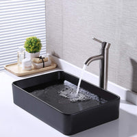 Lavamanos negro rectangular 50*40